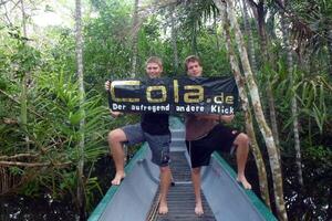 Manu und Dennis (im Regenwald!), 
